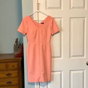 Short sleeved midi work dress